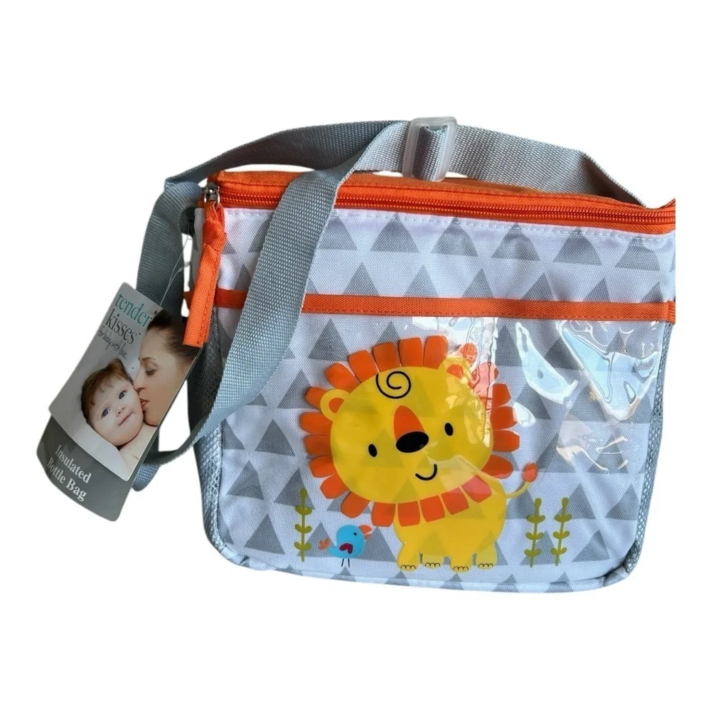 Tender Kisses Lion Insulated Bottle Bag For Babies With Love